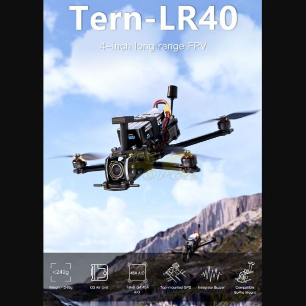 GEPRC Tern-LR40 HD w/DJI O3 Air Unit With GPS Long Range 4Inch 4S FPV Drone GEP-LR40HD