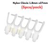 Nylon Clevis 1.8mm x 27mm for RC Fixed Wing Airplane (5Pcs/Pack) 8611