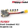1cddc8211b55a96145791af828340399.jpeg Happymodel CrazybeeX V2.2 F4 1-2S AIO (25.5x25.5) Flight Controller for Crux3 Toothpick Whoop - Flysky HPV22-FL