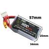 4d45afe27860dbb933887a00eedf7598.jpeg Alienmodel 4S 15.2HV 1100mAh 50C Lipo Battery with XT30 Plug AL1100/50-4S