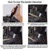 Heavy Duty Solder Cleaner Desoldering Desolder Welding Suction Pump Sucker Pen Vacuum Soldering Iron Removal BG-SKN