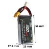 6846da28cc0fa1f3c7778a592fd0241f.jpeg Alienmodel 2S 7.6HV 1100mAh 50C Lipo Battery with XT30 Plug AL1100/50-2S