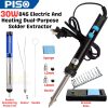 Piso Solder 30W 845 Desoldering Pump Electric Vacuum Desoldering Iron Suction Pump Soldering Repair Removal Tool BG-845
