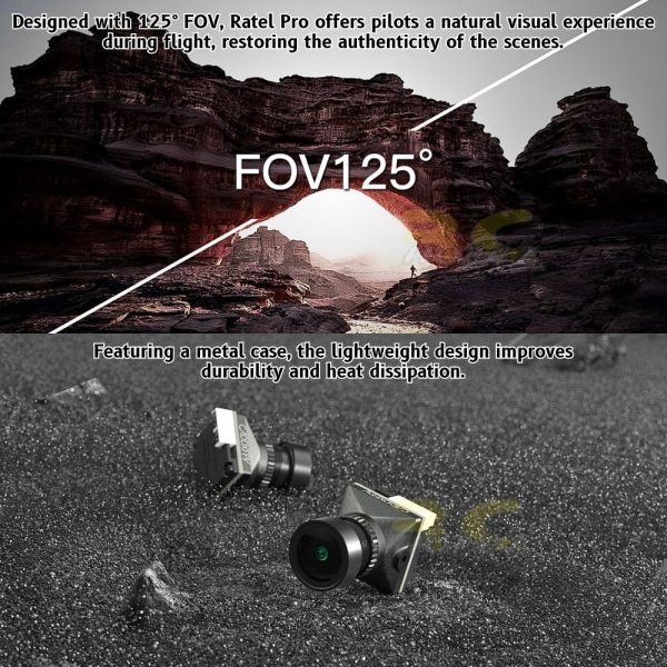 768dd1ad276f02781ddb972391bd4bbb.jpeg CaddxFPV Ratel Pro 1500TVL 16:9/4:3 NTSC/Pal Super WDR FOV125 19X19mm Camera for Day and Night FPV Drone WN-Ratel Pro
