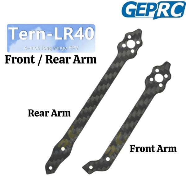 83535fdedfe5d200112bb6f8a0b6cf1d.jpeg GEPRC GEP-Tern-LR40 Replacement Part Front/Rear Arm (Optional) GEP-LR40-Arm
