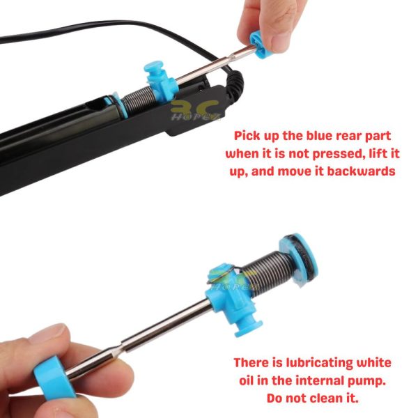 Piso Solder 30W 845 Desoldering Pump Electric Vacuum Desoldering Iron Suction Pump Soldering Repair Removal Tool BG-845