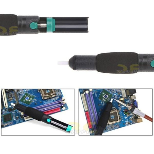 Heavy Duty Solder Cleaner Desoldering Desolder Welding Suction Pump Sucker Pen Vacuum Soldering Iron Removal BG-SKN