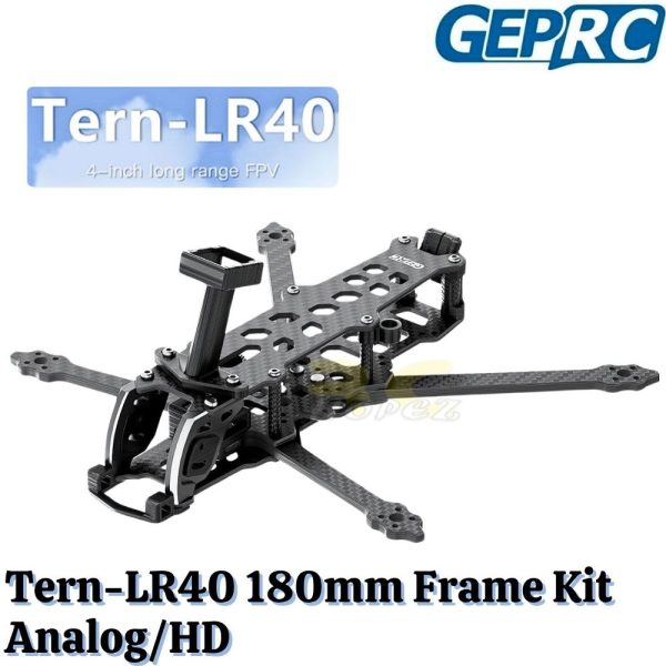 9e52fb811450ca3494c1fe35b595c1df.jpeg GEPRC GEP-Tern-LR40 Frame Kit 180mm 4Inch Compatible Analog/HD GEP-LR40 Frame