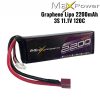 Maxpower Graphene Lipo 2200mAh 3S 11.1V 120C MP2120-3G