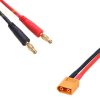 1Pc 4.0mm Banana Plug To Dean T Male / XT60 Male (Optional) 14AWG Cable Connector For Imax B6/B6AC/B8 Charger DW-Cable