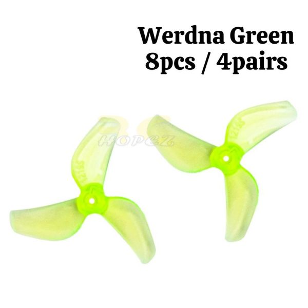 3c88fc8517b42c9d8cd060f177bdcbaf.jpeg Gemfan 1219S 1.2×1.9×3 31mm 1.0mm Hole 3-blade Propeller (4 pairs/8pcs) Gem1219S
