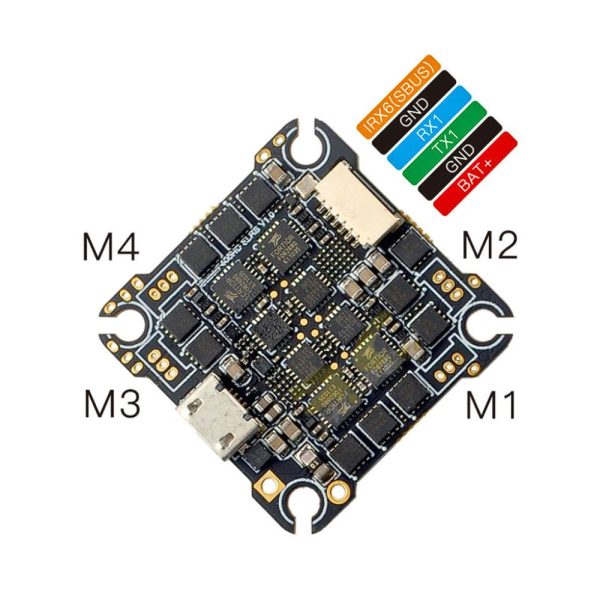 Happymodel Super F405HD ELRS 2-4S AIO 3in1 FC 25.5×25.5mm built-in UART 2.4G ELRS and 20A ESC for HD Whoops HP-SuperF405