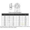 M5 Flange Nuts 2204/2205 Motor Use (2Pc CW) Thread Self-lock Antiskid Nuts XJ305-N