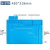 Silicone Pad S140/150/160/170/A500 Soldering Magnetic Heat-Resistant Station Mat for Soldering Repair Station BG-Pad