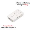 BETAFPV 6 Ports 1S Lipo Charger Board supports A30/BT2.0/PH2.0 Connector With 12V 2.5A Power Adapter(EU) BT-Charger-A