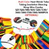 Multi Color Heat Shrink Tube Insulation Sleeving Wrap (127/128/140/164/328/530/560/580/750/780/800Pcs)Optional BG-Tube-A