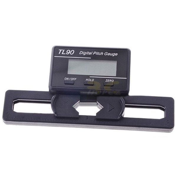 TL90 Digital Pitch Gauge LCD Backlight Display Blades Angle Measurement Tool For ST250-800 Flybarless Helicopter TL90