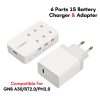 BETAFPV 6 Ports 1S Lipo Charger Board supports A30/BT2.0/PH2.0 Connector With 12V 2.5A Power Adapter(EU) BT-Charger-A