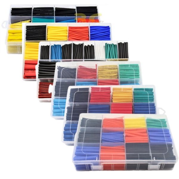 Multi Color Heat Shrink Tube Insulation Sleeving Wrap (127/128/140/164/328/530/560/580/750/780/800Pcs)Optional BG-Tube-A