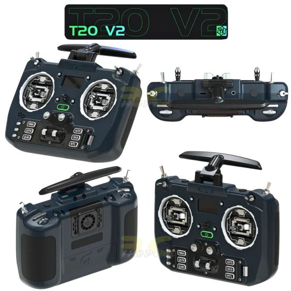 Jumper T20 T-20 T20S T-20S V2 ELRS 2.4GHz Hall/RDC90 Sensor Gimbals OLED Screen Max 1000mW EdgeTX Remote Control Mode 2