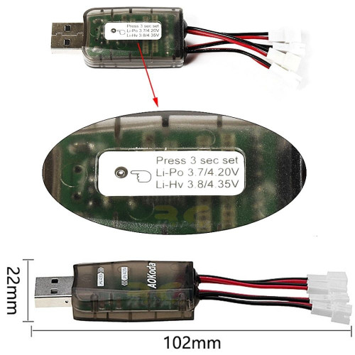 717c1e281e6baeec289a85c90c0611e4.jpeg AOKoda CX405 4CH Micro USB Battery Charger Voltage 4.20V / 4.35V For 1S Lipo and LiHV Battery