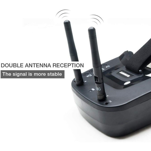 771c36749ff5dade3aa8d87478cc1ca3.jpeg FB-009 Mini FPV Goggles 3 Inch 480*320 5.8G 40CH Auto-Search w/ Build-in 3.7V 1200mAh Battery XJ369
