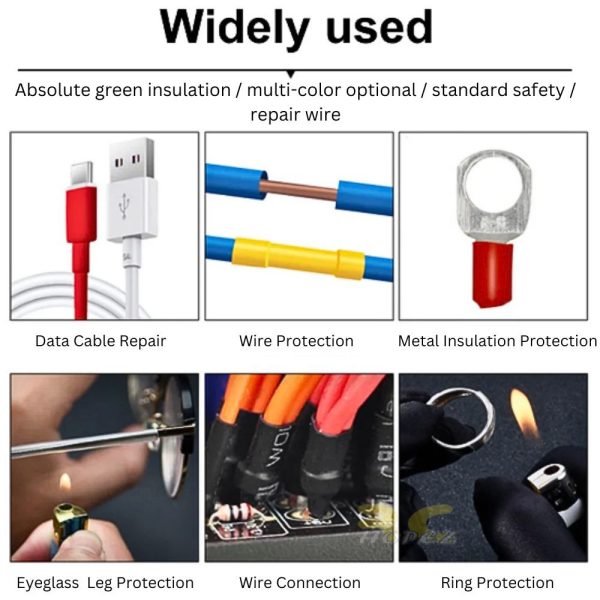 Multi Color Heat Shrink Tube Insulation Sleeving Wrap (127/128/140/164/328/530/560/580/750/780/800Pcs)Optional BG-Tube-A