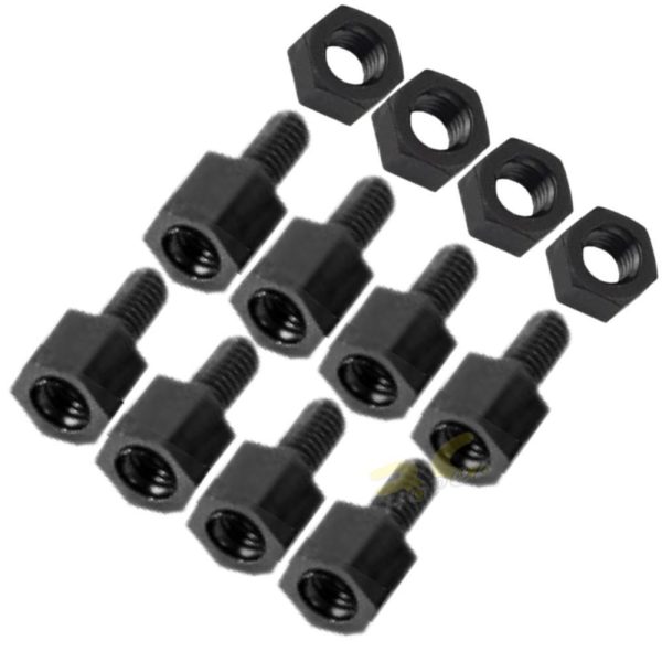 M2*5+6 Nylon Plastic Standoff And Nuts XJ122N