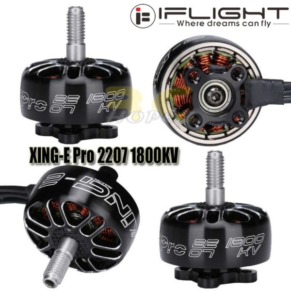 iFlight XING-E PRO 2207 1800KV 3-6S FPV NextGen Brushless Motor for FPV Racing Drone x4pcs ECO2207-18