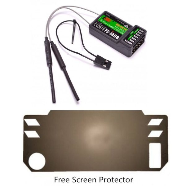 FlySky FS-i6 2.4G 6CH AFHDS RC Transmitter With FS-iA6B Receiver (Free Screen Protector) TL2935