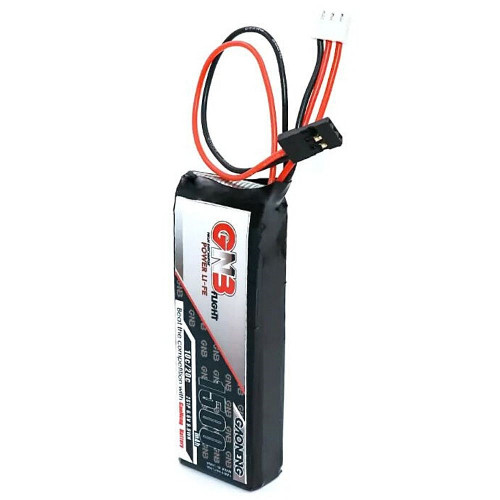 Gaoneng GNB 1500mAh 2S 10C/20C 6.6V 9.9WH LIFe Battery with  JR Futaba Plug GNB1500/10-2S