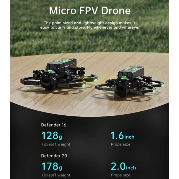 6d2ec3679ab7cdf35dbb91f89d4335b1.jpeg iFlight Defender 16 1.6 Inch 2S HD Drone With DJI O3 Air Unit DF16-HD (Free Gift iFlight Cap + T-Shirt + Propeller)