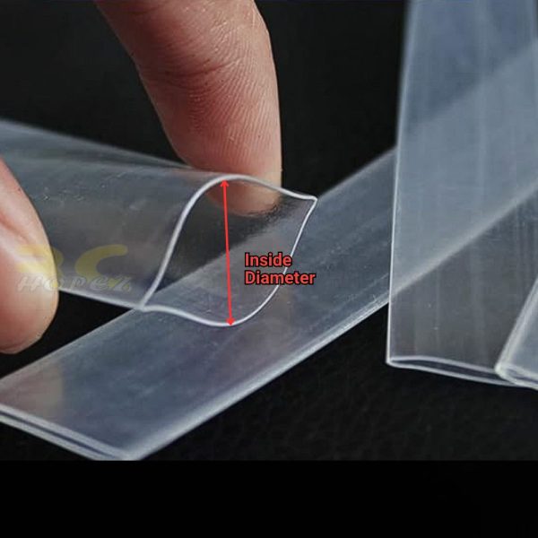 83b5d6f6b257a6bdc890bf8976c17f45.jpeg Heat Shrink Tube Transparent Inside Diameter φ8mm 10mm 12mm 14mm 16mm 18mm 20mm 25mm 30mm 40mm (1 meter) - Optional HRT