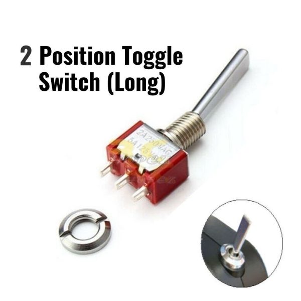 2 Position Toggle Switch Long for Universal Rc transmitter radio system (Long) BG-L2