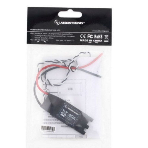 Hobbywing XRotor 40A OPTO Brushless ESC 2-6S for RC Multicopters TL2923
