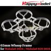 12939a04f7fe4a5cf7a62326d7290d9a.jpeg Happymodel Mobula6 2024 Mobula6 ECO 2024 65mm Brushless Whoop Frame Kit Black/White HP-M6