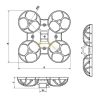 35a0f1ed74cf29366006f68d061a6606.jpeg Happymodel Mobula6 2024 Mobula6 ECO 2024 65mm Brushless Whoop Frame Kit Black/White HP-M6
