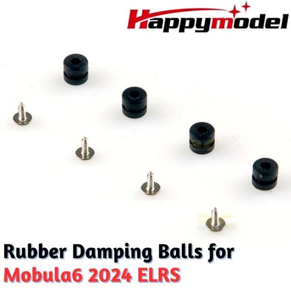 1df52f695f787a87652269836f5d41fe.jpeg Happymodel Mobula6 2024 ELRS Flight Controller Spare Parts Rubber Damping Balls with M1.2x4mm Screws HP213-8