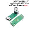 iFlight Micro USB Adapter 90 Degrees L-shaped Right Angle Board Adjustment Extension Board for FPV Drone (1PC) MX6559