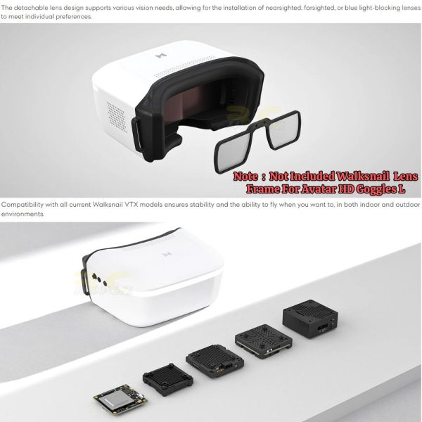 4ee2ddac52edeaaacb43c5577d58726f.jpeg Walksnail Avatar HD Goggles L 1080P 9-Axis Gyroscope Support Head Tracker for FPV Car Drone Airplane WN02-FP004