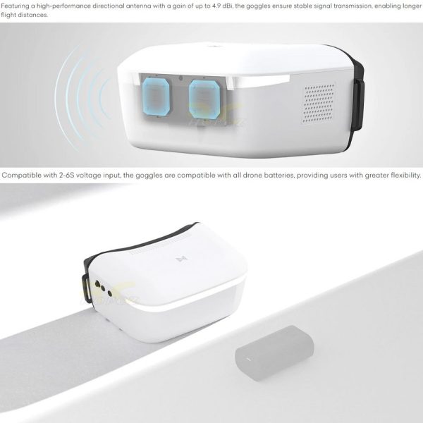 6afe9d173c408cf07a6e07ca187ef0fe.jpeg Walksnail Avatar HD Goggles L 1080P 9-Axis Gyroscope Support Head Tracker for FPV Car Drone Airplane WN02-FP004