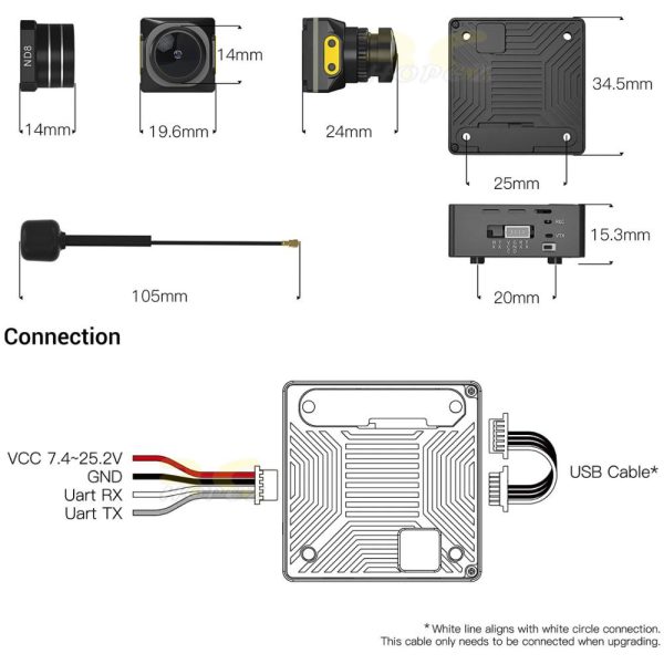 6da8b901ddd372301ae2ba35dd45aca7.jpeg Walksnail Moonlight Kit Supports 4k/60fps & Gyroflow Built-in EIS Dual Antennas 7.4V-25.2V for RC Drone WN-Moonlight Kit