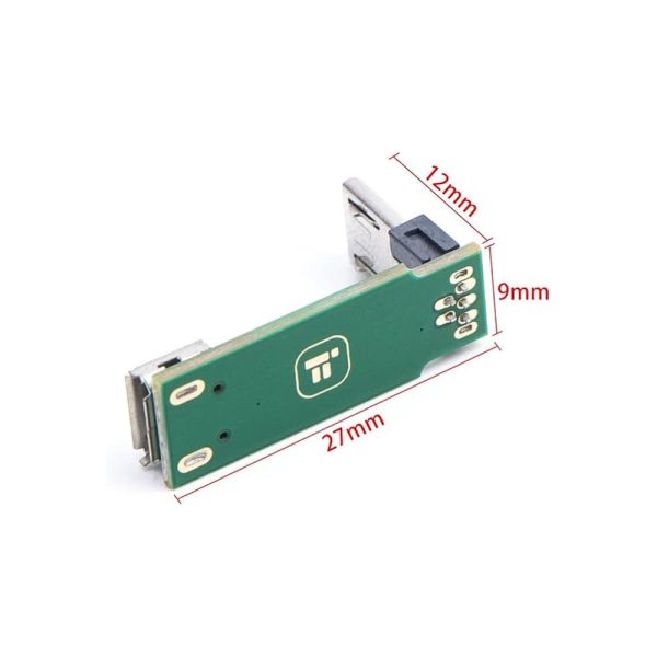 iFlight Micro USB Adapter 90 Degrees L-shaped Right Angle Board Adjustment Extension Board for FPV Drone (1PC) MX6559