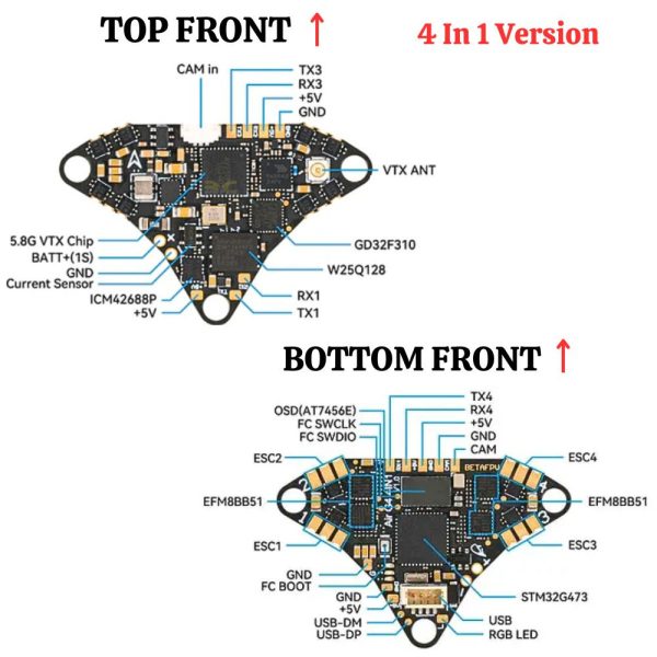 e40c55dd0b59ede8f81c348cdb13c68b.jpeg BetaFPV G473 5A AIO (26x26mm) 1S Air Brushless Flight Controller 25~400mw Onboard VTX For Air65/Air75 BT-Air AIO