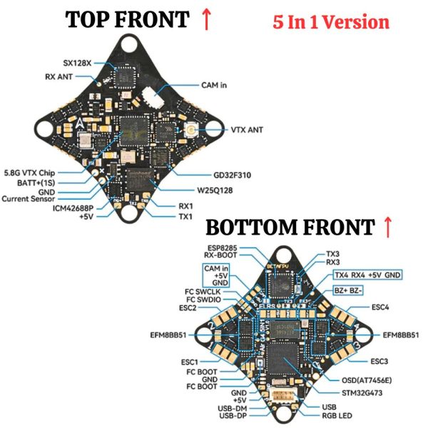 ff1b8255df6dd4d4d9840606a6f6157f.jpeg BetaFPV G473 5A AIO (26x26mm) 1S Air Brushless Flight Controller 25~400mw Onboard VTX For Air65/Air75 BT-Air AIO