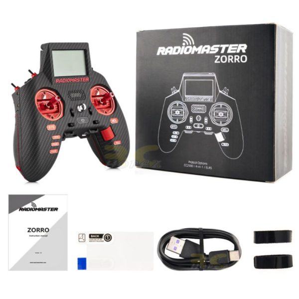 RadioMaster Zorro Max Edition AG01 Mini Hall Gimbals JP4IN1 Multi-protocol Radio Transmitter (Mode 2 Left ) TXN-ZorroMax