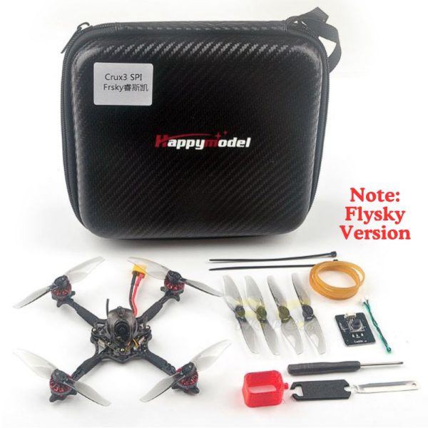 Happymodel Crux3 115mm 1-2S CrazybeeX V2.2 4In1 AIO w/Caddx ANT 1200tvl 3 Inch Toothpick FPV Racing Drone Crux3-Flysky