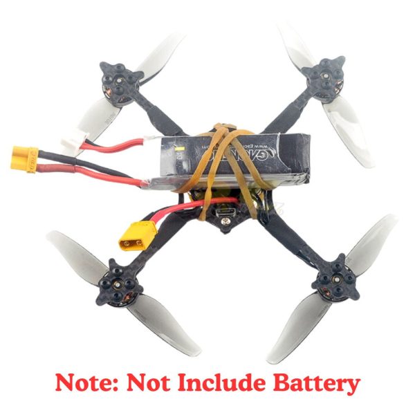 Happymodel Crux3 115mm 1-2S CrazybeeX V2.2 4In1 AIO w/Caddx ANT 1200tvl 3 Inch Toothpick FPV Racing Drone Crux3-Flysky