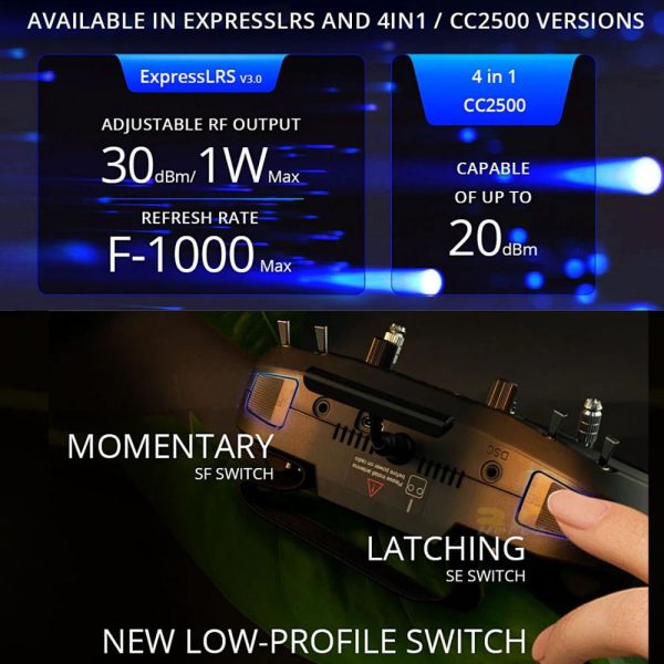 Radiomaster Boxer 2.4GHz 16CH Hall Gimbals 4IN1/ELRS/CC2500 EdgeTX Radio Transmitter (Mode 2 Left) TXN-Boxer