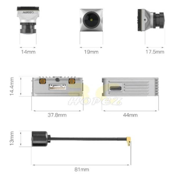 Caddx Polar Air Unit Kit Starlight Digital HD System For DJI HD FPV (1 PC) WN-AirUnit
